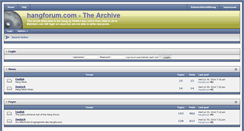 Desktop Screenshot of hangforum.com